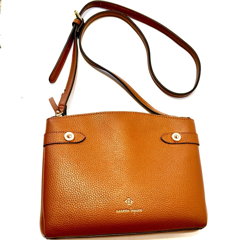 Nanette Lepore Arti Crossbody bag NEW w/o tag Vegan pebble grain leather